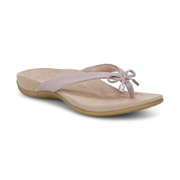 Vionic Women's Bella Toe Post Sandals Magnolia Leather Sandals - Picture 7 of 7